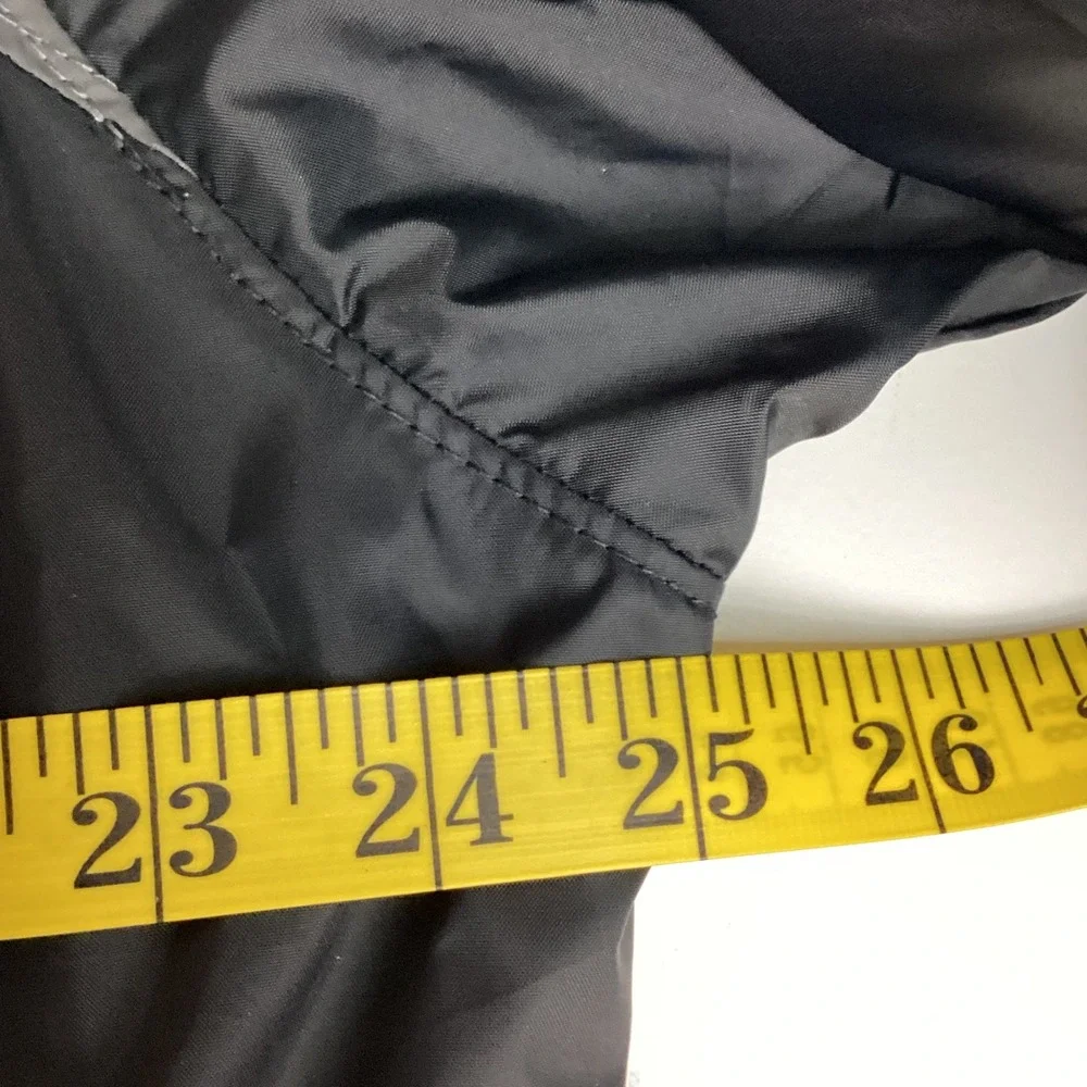 Columbia Mens Grey Black Full Zip Hooded Windbreaker Jacket Large RM2015 1442361